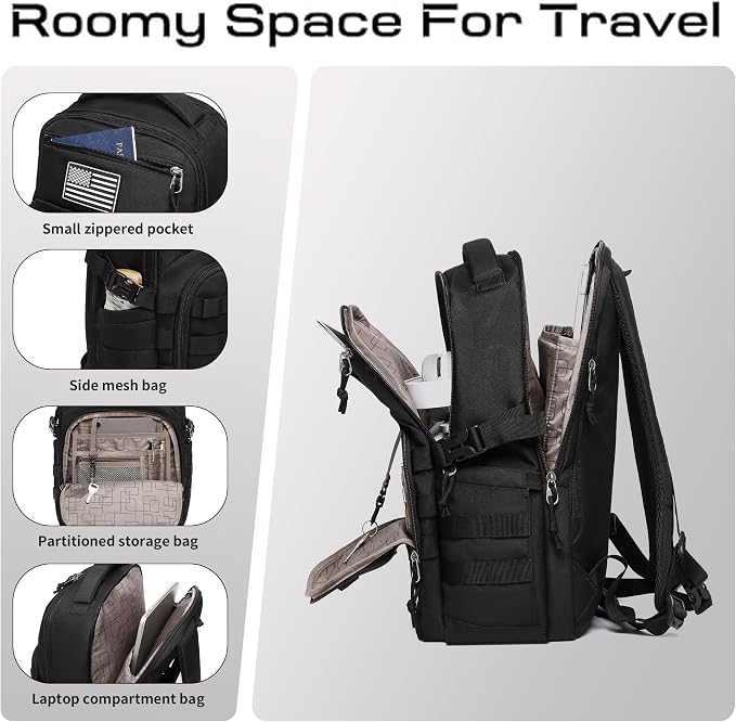 Wotony Military tactical backpack, backpack - Image 4