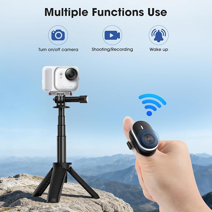 Remote for insta360 GO Ultra/X5/X4 Air/X3/Ace Pro 2 Mini Ring Control for Gopro - Image 3