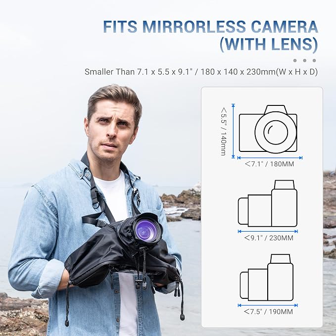 Mirrorless Camera Rain Cover - Image 2