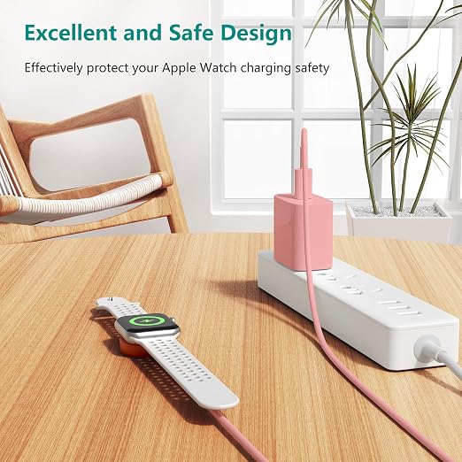 2Pack for Apple Watch Charger Cable, Magnetic Fast Charger to USB-C Cable 3FT - Image 5