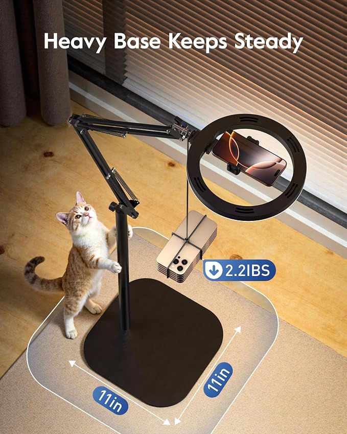 LUXSURE Ring Light Tripod for iPhone - Image 3