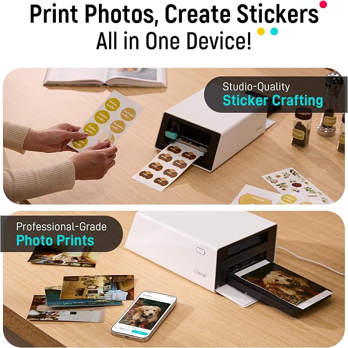 Liene PixCut S1 Color Sticker Printer & Cutting Machine - Image 11