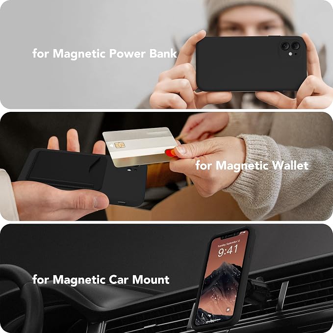 Magnetic for iPhone 11 Phone Case Silicone, Compatible - Image 4