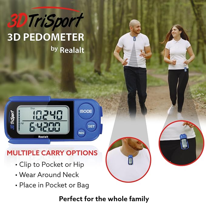 Realalt 3DTriSport 3D Walking Pedometer - Image 5