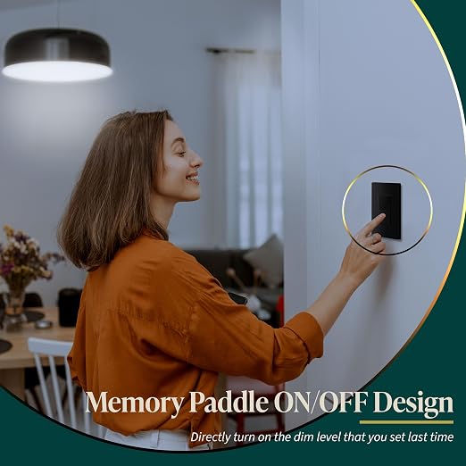 TOPGREENER Kalide Dimmer Light Switch, LED Dimmer Switch, Full Range Dimming - Image 5