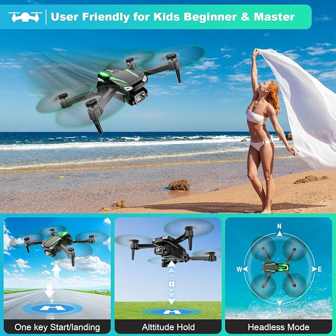 Drone with Camera, 1080P HD FPV Foldable Drone - Image 5