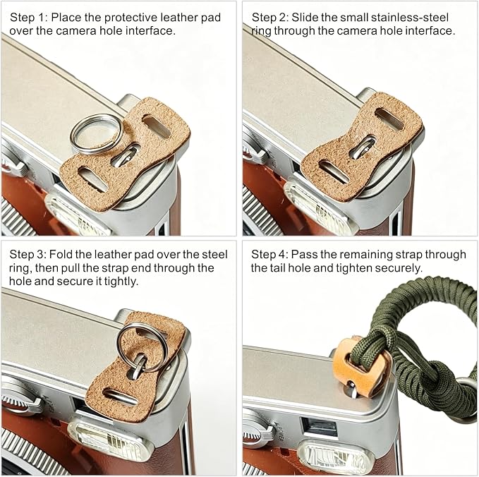 Noopel Camera Wrist Strap, Braided Nylon Hand Strap, Anti-Slip Secure Design - Image 5