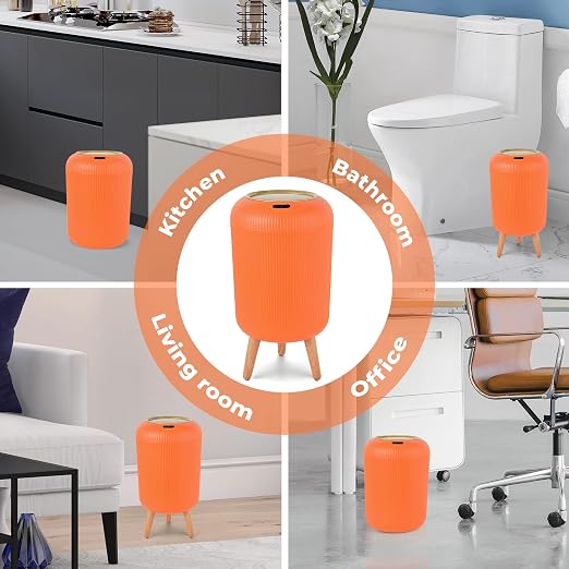 Pukomc Smart Sensor Wastebasket, Convenient and Hygienic Easy to Use, - Image 6