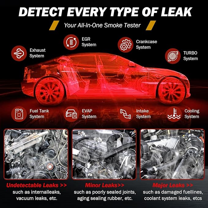 Smoke Leak Detector ，Automotive Smoke Machine， - Image 4