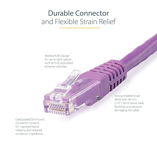 StarTech 15ft CAT6 Ethernet Cable - Image 3
