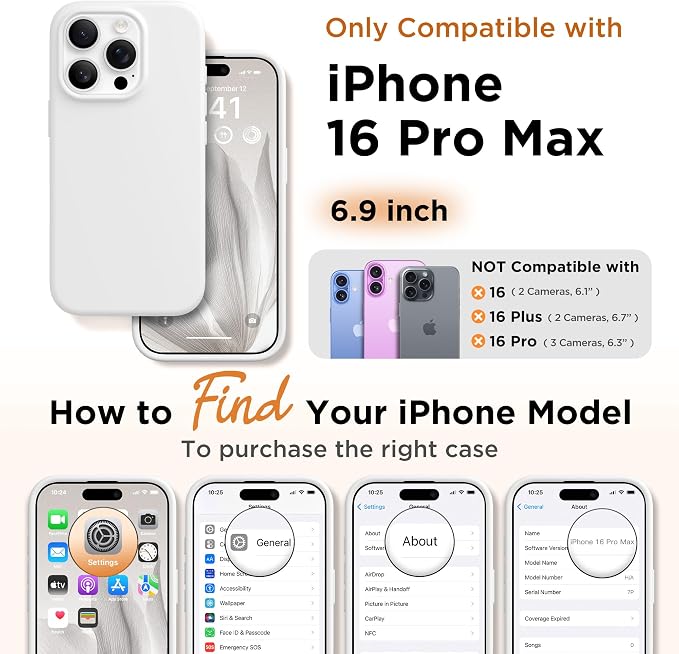 GolbinBox Magnetic for iPhone 16 Pro Max Case, Compatible - Image 2