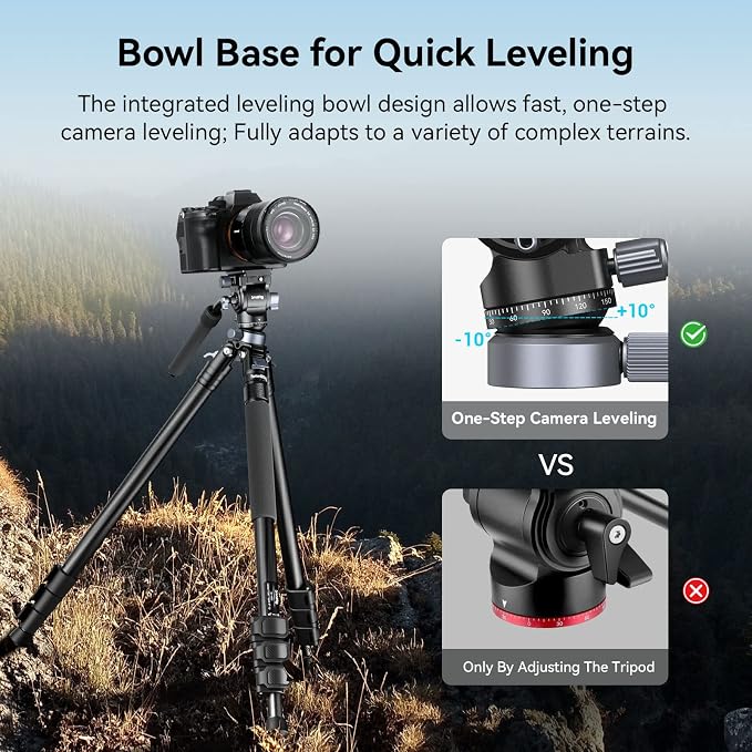 SmallRig Video Head with Leveling Base, Quick Release Plate - Image 2