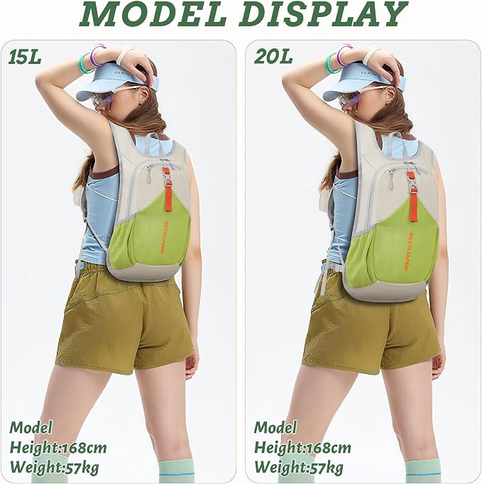 BECOJADDE 15L Small Hiking Backpack - Image 5