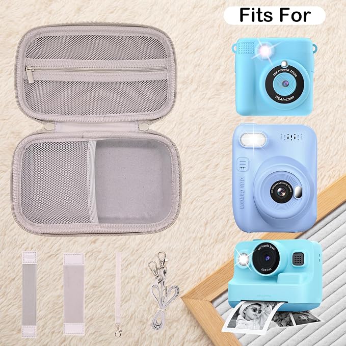Instant Print Film Camera Case for Kid Cameras & Digital Video Camera, Hard - Image 2