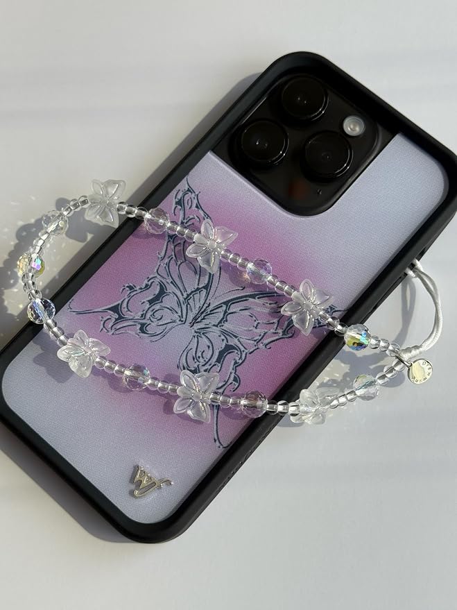 Drawwind Phone Charm Beaded Wristlet Strap Universal Cell Phone Lanyard Cute - Image 2