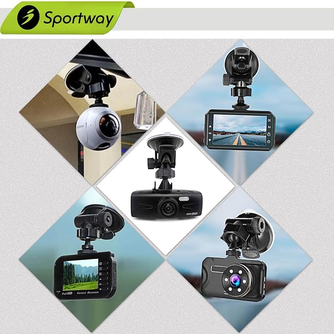 Sportway S30 Dash Cam Suction Mount - Image 5