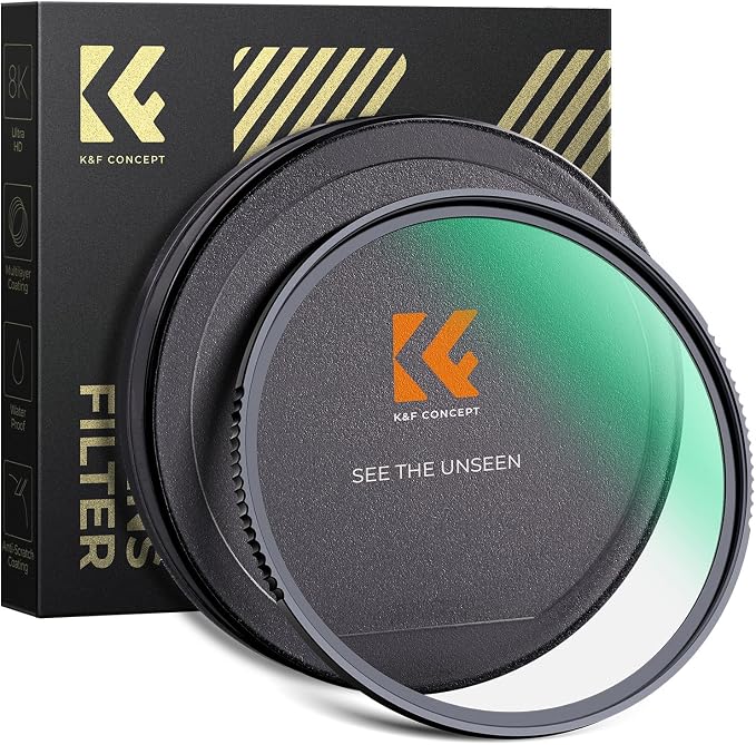 K&F CONCEPT 46mm MC UV Protection Filter Shockproof Tempered Optical Glass by KFCONCEPT