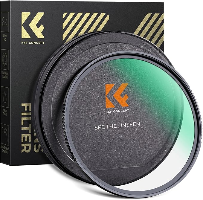 K&F CONCEPT 40.5mm MC UV Protection Filter Shockproof Tempered Optical Glass by KFCONCEPT