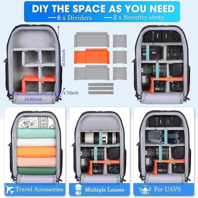 SDYSM Camera Backpack Bag Professional - Image 2