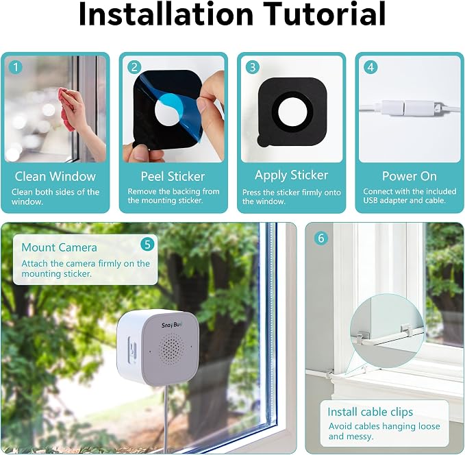 3MP 2K Window Camera, Indoor Camera - Image 6