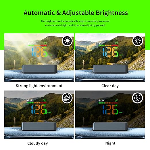 Car GPS HUD – H4 Digital Speedometer - Image 3