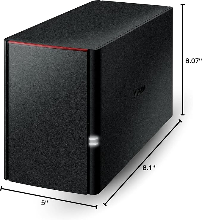 BUFFALO LinkStation 220 4TB 2-Bay NAS Network Attached Storage - Image 10