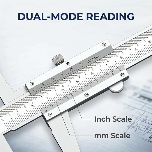 Vernier Caliper, 0-6inch/0-150mm Manual Micrometer, Stainless Steel Caliper - Image 3