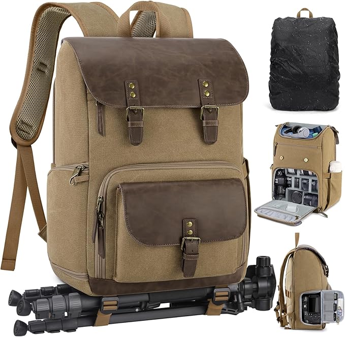 RAINSMORE Camera Bag Professional by RAINSMORE
