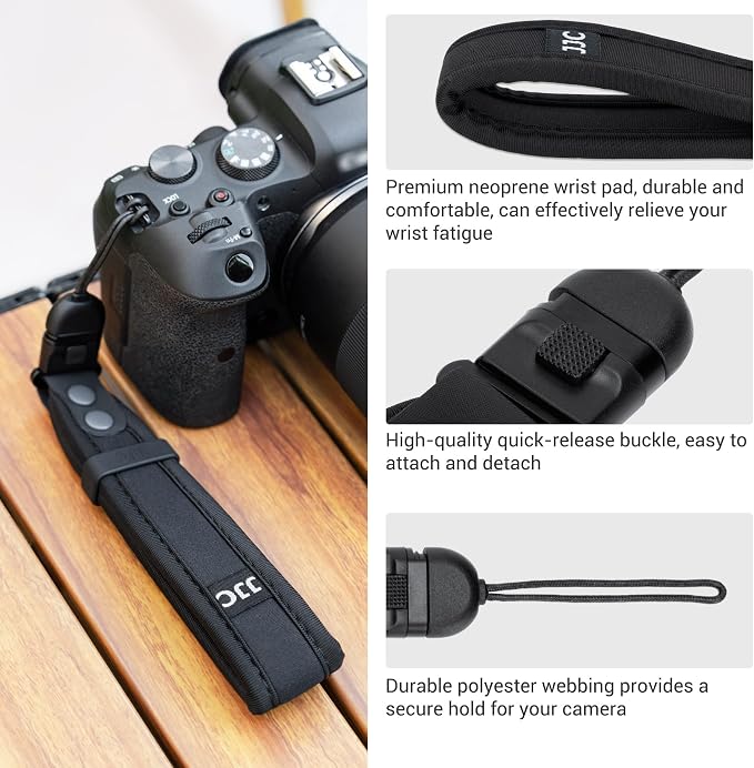 JJC Soft Camera Hand Strap Wrist Strap - Image 3