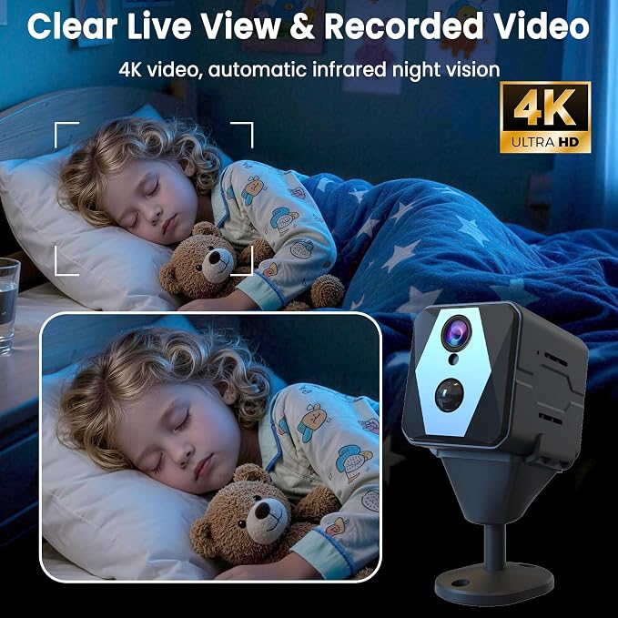 vebiliki Security Camera, 4K WiFi Camera - Image 4