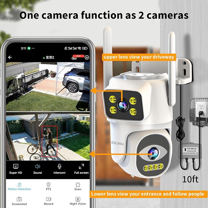 ESCANU Cameras for Home Security - Image 2