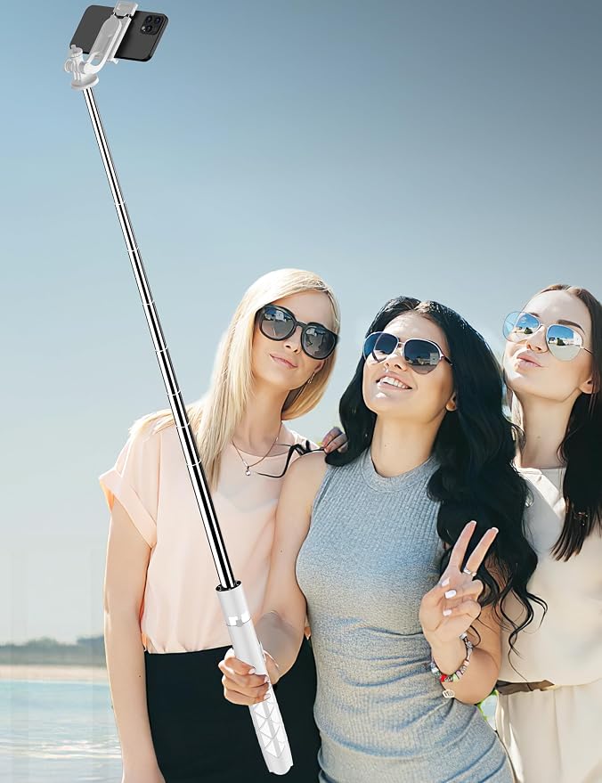 71" Cell Phone Selfie Stick Tripod, Smartphone Tripod Stand - Image 8
