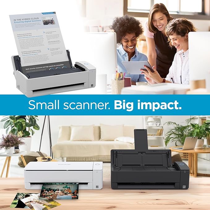 ScanSnap iX1300 Compact Wireless or USB Double-Sided Color Document, Photo & - Image 2