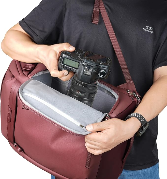 VANGUARD VEO Metro B20L Camera & Everyday Backpack – Fits 70–200mm Attached - Image 5