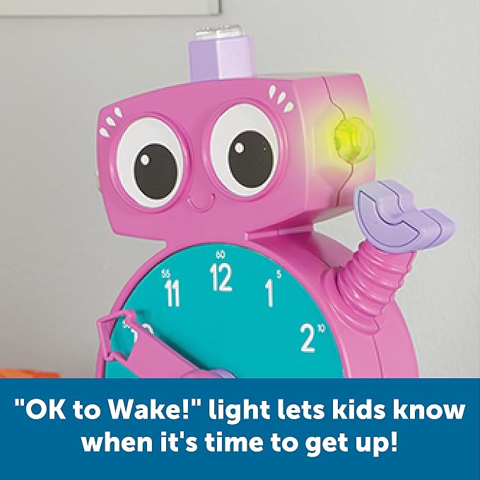 Learning Resources Tock The Learning Clock Pink - Image 4