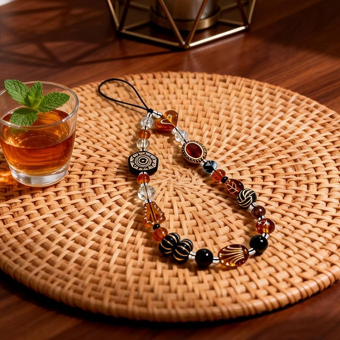Cute Beaded Camera Wrist Strap for Phone, Digital Camera Charm Lanyard - Image 4