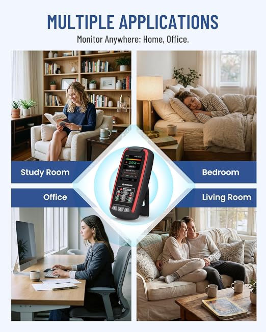 Radon Detector for Home, Rechargeable Radon Monitor - Image 8