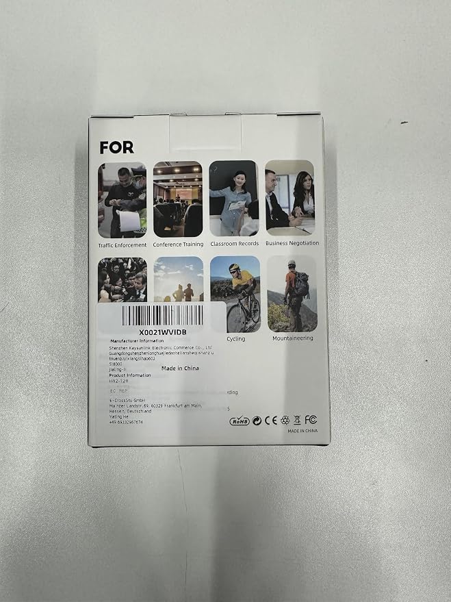 kaysunlink Body Camera with Audio and Video Recording 1080P FHD Mini Police - Image 8