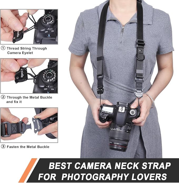 Vigorport Camera Strap, Crossbody Shoulder Strap, Camera Neck Strap - Image 6