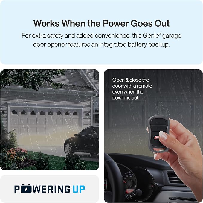 Genie B6172H Wall Mount Smart Garage Door Opener, DC Motor Lifts up to 14ft - Image 8