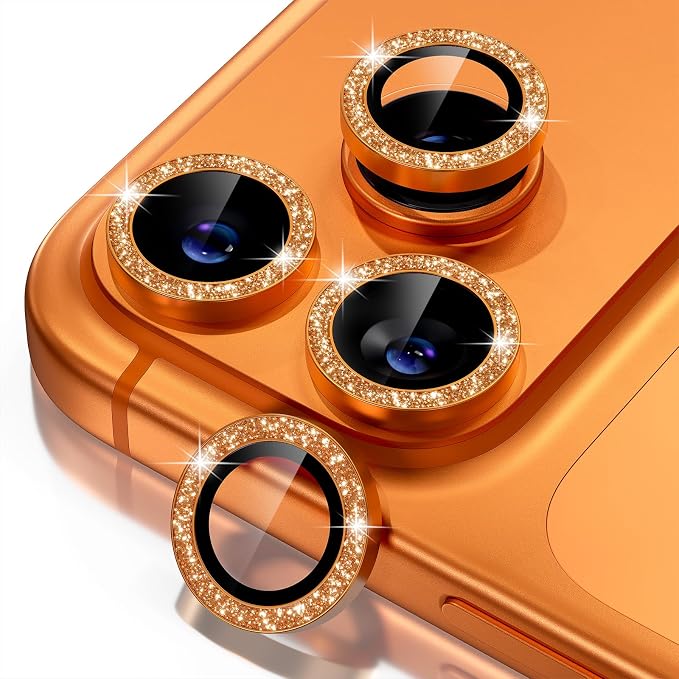 Misea Compatible for iPhone 17 Pro/iPhone 17 Pro Max Camera Lens Protector Bling by Misea