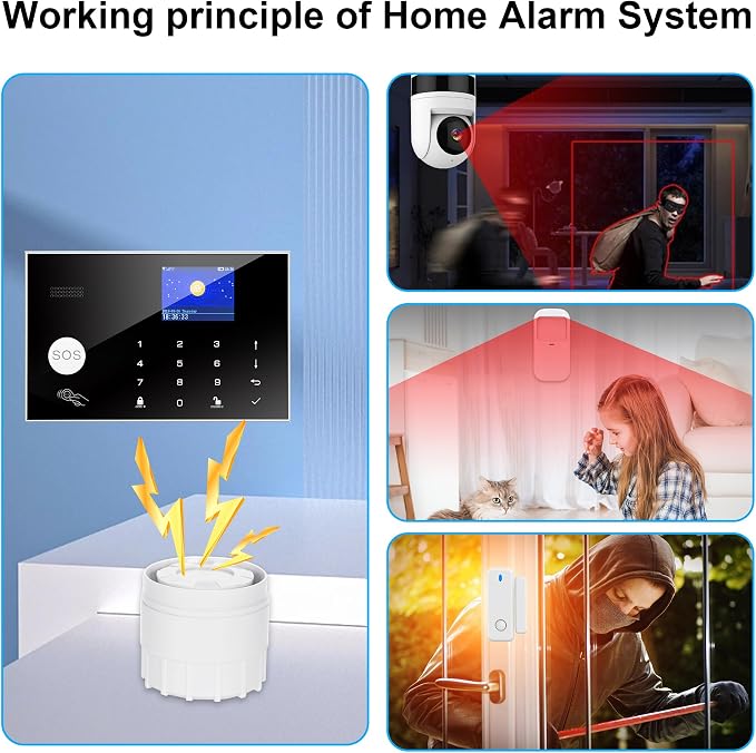 Wireless Home Alarm System, Siren Alarm - Image 3