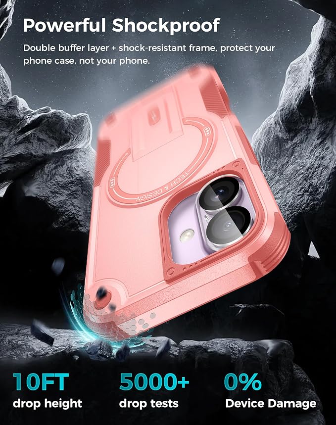 Goton for iPhone 17 Case with Privacy Tempered Glass Screen Protector & Camera - Image 4
