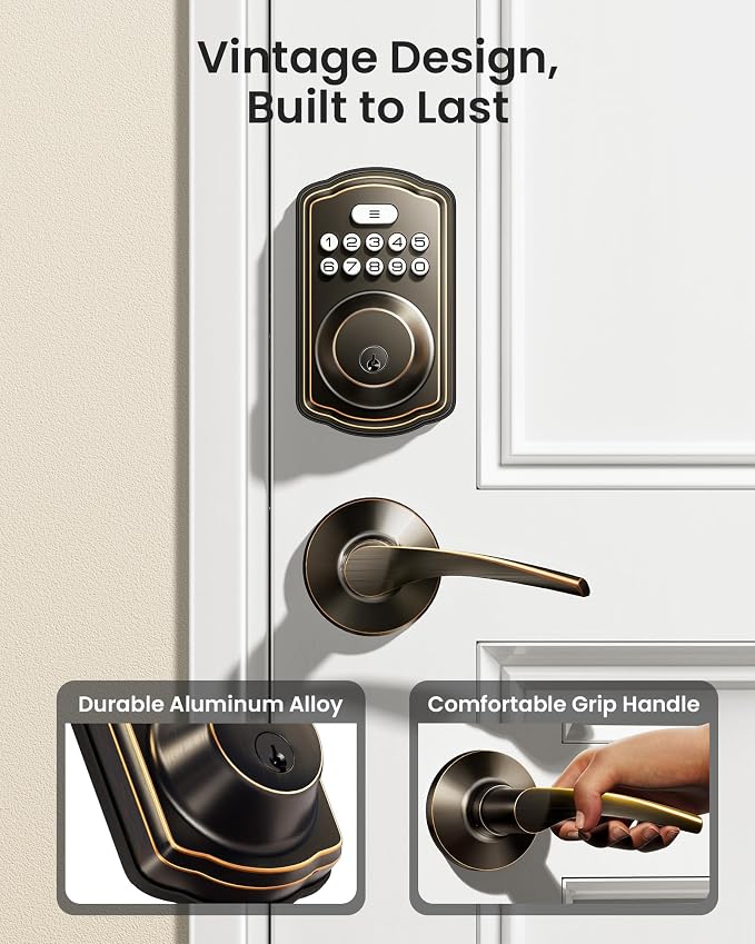 Veise Keyless Entry Door Lock - Image 3