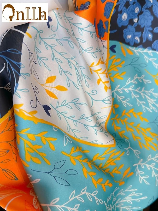 Silky Scarf for Women Lightweight Satin Bandanas Neck Hair Wrap For Sleeping - Image 5