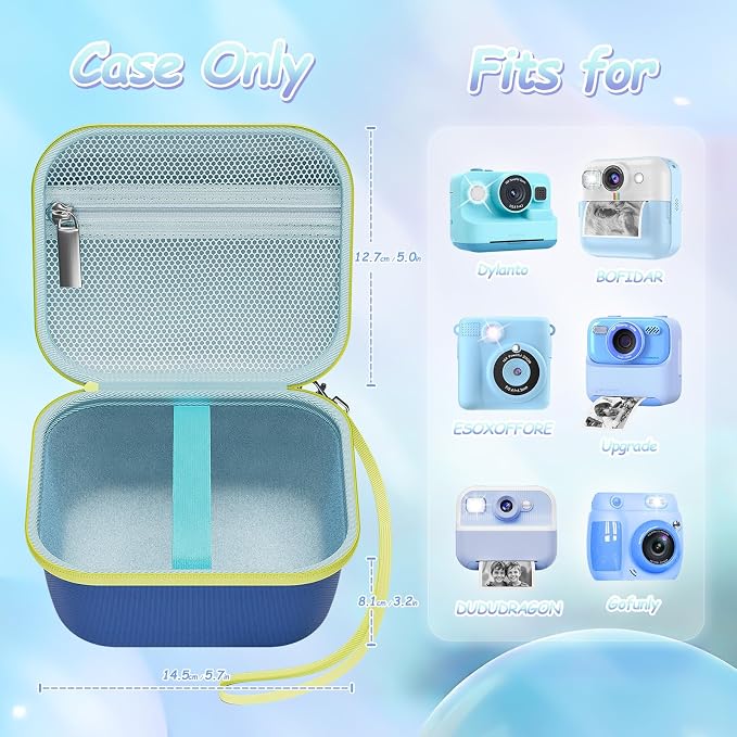 ProCase Kid Instant Print Camera Case, Portable Hard Carrying Storage - Image 2