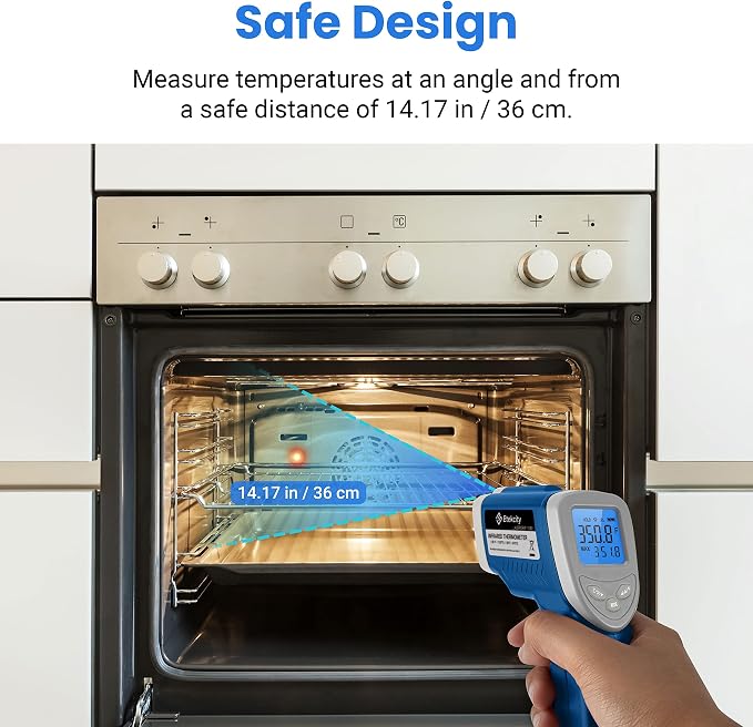 Etekcity Infrared Thermometer Laser Temperature Gun 1080, -58°F~ 1130°F - Image 10