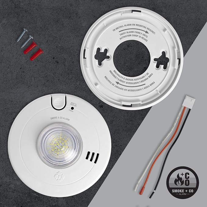 First Alert BRK Hardwire Combination Smoke & Carbon Monoxide Alarm - Image 4