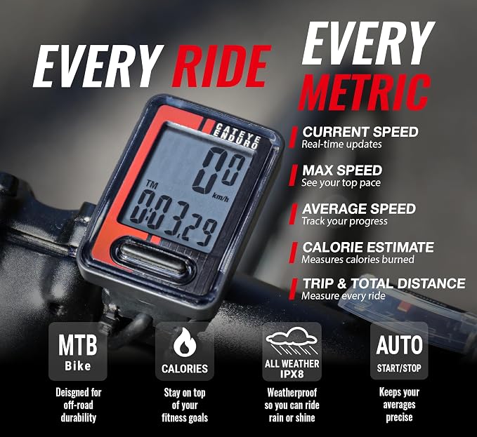 CATEYE Wired Bike Computer – Entry-Level Speedometer and Odometer, Auto - Image 7