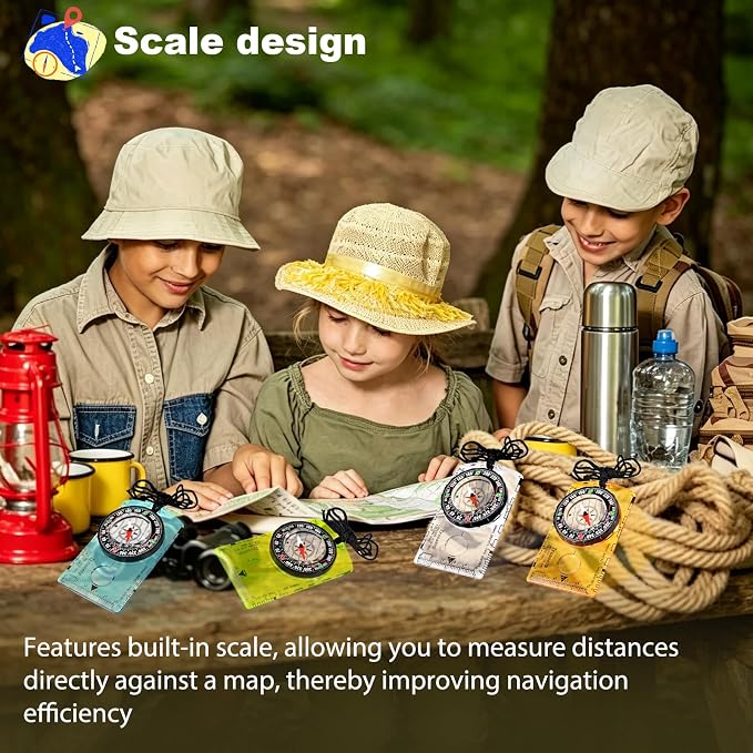 Outdoor Compass with Adjustable Declination, Navigation and Survival. - Image 6